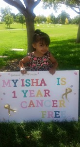 Celebrating a year cancer free! Feels good to be clear. It is scary to know it still isn't over.