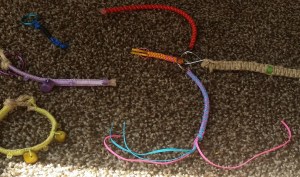 Small items Alijah, Xavier, and I made for My'isha's fundraiser.